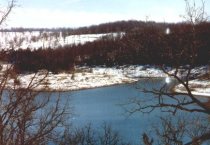 Bull Shoals Lake in winter